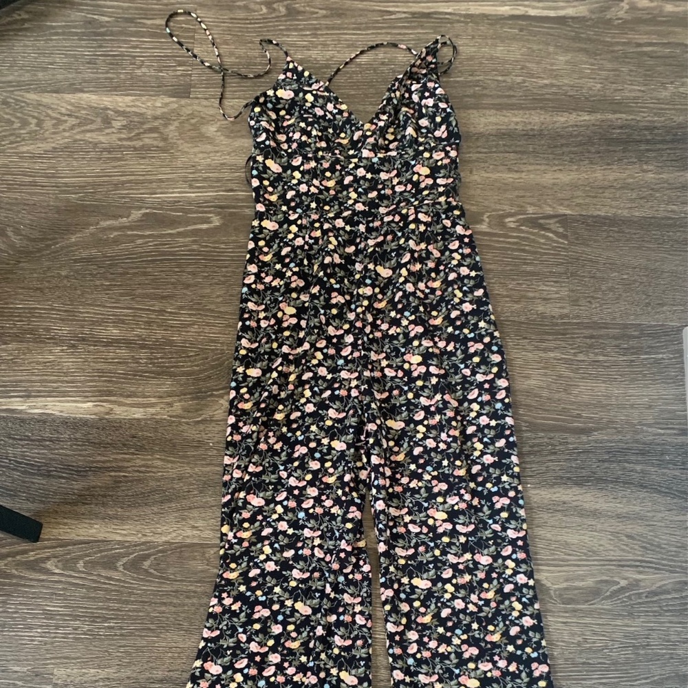 Floral Crossback Jumpsuit